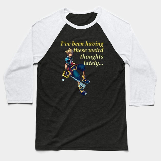 I've Been Having These Weird Thoughts Lately... Baseball T-Shirt by FandomFrenzy